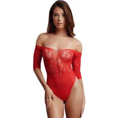 Le Désir Crotchless Rhinestone Teddy