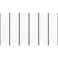 vidaXL 320727 White Room Divider 300x180cm