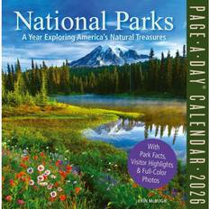 National Parks Coloring 2026 Desk Calendar