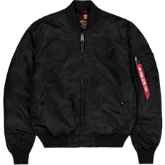 Alpha Industries MA 1 VF NASA Vintage Fit Bomber Jacket - All Black