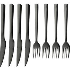 Säker för frys Bestickset aida Raw Black Bestickset 8st