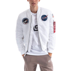 Alpha Industries MA 1 VF NASA Vintage Fit Bomber Jacket - White