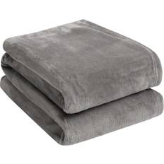 Brentfords Supersoft Blankets Grey (150x120cm)