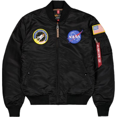 Alpha Industries MA 1 VF NASA Vintage Fit Bomber Jacket - Black
