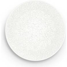 Handmålade Assietter Mateus Lace White Assiett 20cm