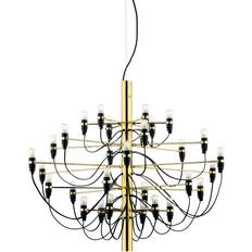 Flos Pendellampor Flos Sarfatti 2097 30 Ljuskrona Mässing Ljuskällor Guldfärgad Pendellampa ∅ 88cm