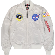 Alpha Industries MA 1 VF NASA Vintage Fit Bomber Jacket - Pastel Grey