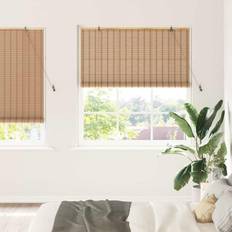 vidaXL Vindues Blinds Shades Lys Brun 150 x 220 cm Bambus