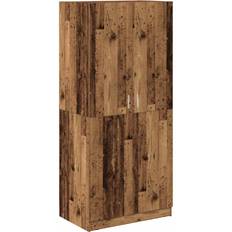 vidaXL Engineered Wood Old Wood Wardrobe 90x200cm