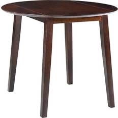 Runt matbord vidaXL MDF Brown Matbord 90cm