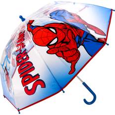 Umbrellas Spiderman Dome Umbrella for Kids Brolly with Safety Opening