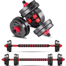 BCBIG Adjustable Dumbbell Set 10kg PVC Iron Sand