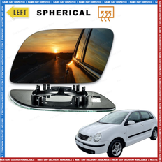 Left Passenger Side Wing Mirror Glass VW Polo 2002-05