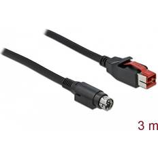 Kablar DeLock 8 Pin USB PlusPower 24 V Male Mini DIN Cable