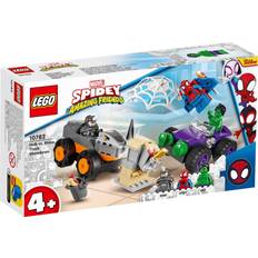 Super Heroes LEGO LEGO Marvel Spidey & his Amazing Friends Hulk Vs Rhino Truck Showdown 10782