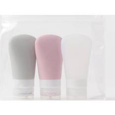 3-pack reseflaskor i silikon