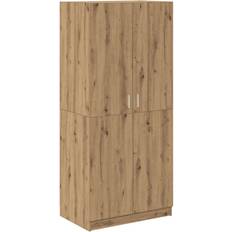 vidaXL Engineered Wood Artisan Oak Wardrobe 90x200cm