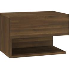 vidaXL 816950 Brown Oak Sängbord 29.5x46cm