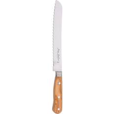 Brødkniv Med Oliventræsskaft Brun L 2.5 cm