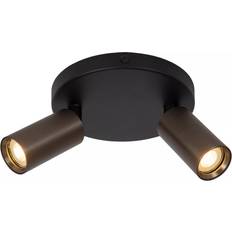 Brown Spotlights Lucide Ritmo Ceiling Ø15 cm 2xGU10 Spotlight