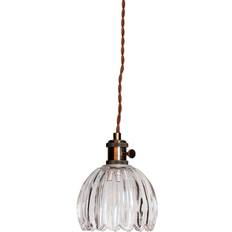 Fönsterlampor Cottex Nora 12cm Antikmässing Klar Fönsterlampa