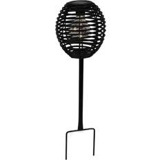 Sorlar Lampe Sort Metal Spyd H23 cm
