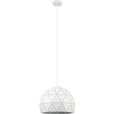 Belysning Hill Ceramic Hängande Lampa Renolia M Vit Matt Pendellampa