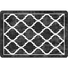 vidaXL Washable White, Black 120x180cm