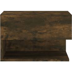 vidaXL 816946 Smoked Oak Nattbord 29.5x46cm