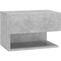 vidaXL 810961 Concrete Gray Sängbord 29.5x46cm