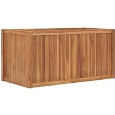 Berkfield Home Raised Bed 100x50x50 cm Solid Teak Wood