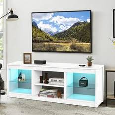 66 Inch Stand With Storage Cabinets