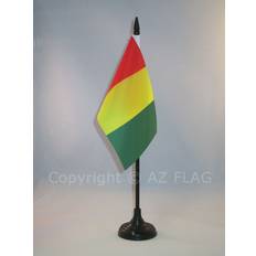 Drapeaux et Accessoires AZ-Flag Drapeau De Table Guinée 15x10 cm Noir