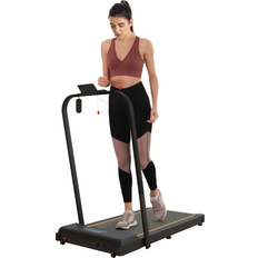 Fitness Machines Sportnow Folding Treadmill Walking Pad with LED Display and Remote Control