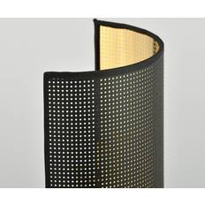 K1 Sort Guld Væglampe Ø18 cm E14 230V