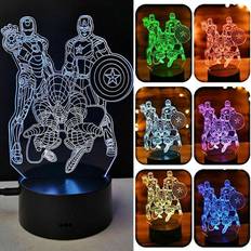 3D The Avengers LED