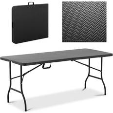 Tavoli da Bar da Esterno Royal Catering Pieghevole Nero RC-FT-3 1.830 x 750 x 740 mm Tavolo da Bar da Esterno