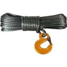 Svarta Vinschar Warrior Winches Syntetisk Lina Armortek Black Edition 12mm x 30m