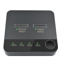 Melitt M.2 SATA Duplicator Dual Bay SSD Enclosure