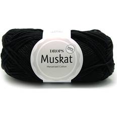 Drops Design Muskat Uni Colour Black 100m
