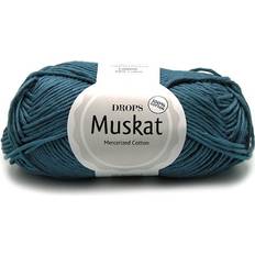 Drops Design Muskat Uni Colour Denim Blue 100m