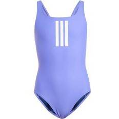 adidas Kid's 3-Stripes Swimsuit - Cobalt Blue/White (JG8480)