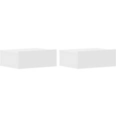 vidaXL 800307 White Sängbord 30x40cm 2st
