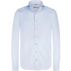 Stenströms Slimline Casual Twill Shirt - Light Blue