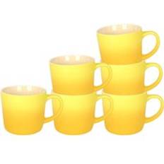 New Bone China Ombre Mugs 330ml Pack of 6