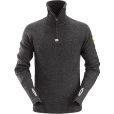 Snickers Workwear ½ Zip Wool Sweater - Anthracite Melange