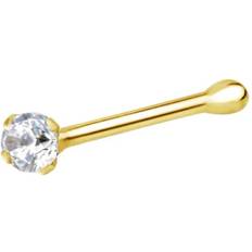 Siam Kody Piercing Nose Pin - Gold/Diamond