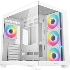 DeepCool Dammfilter - ITX Datorchassin DeepCool CG530 4F Tempered Glass White