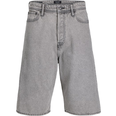 Jack & Jones Ron Original Extra Baggy Fit Denim Shorts - Grey/Grey Denim