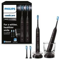 Philips Cepillos de Dientes Eléctricos e Irrigadores Philips Sonicare 9000 DiamondClean HX9914 Duo Black/Black